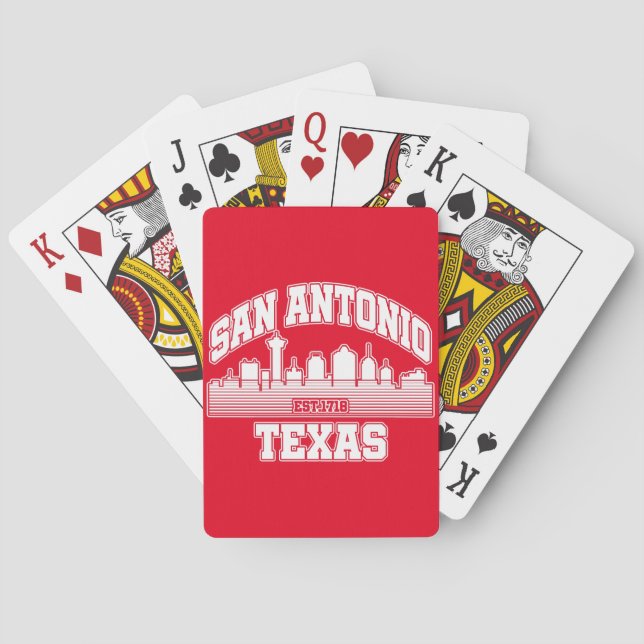 San Antonio, Texas Spielkarten (Rückseite)