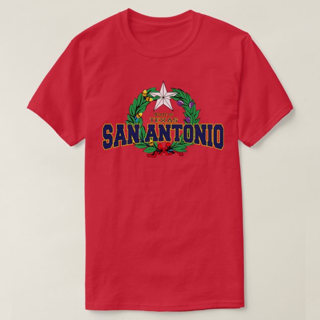 San Antonio Texas StaatUSA T-Shirt (Design vorne)