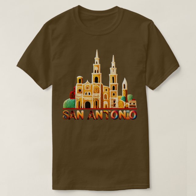 San Antonio Texas T-Shirt (Design vorne)