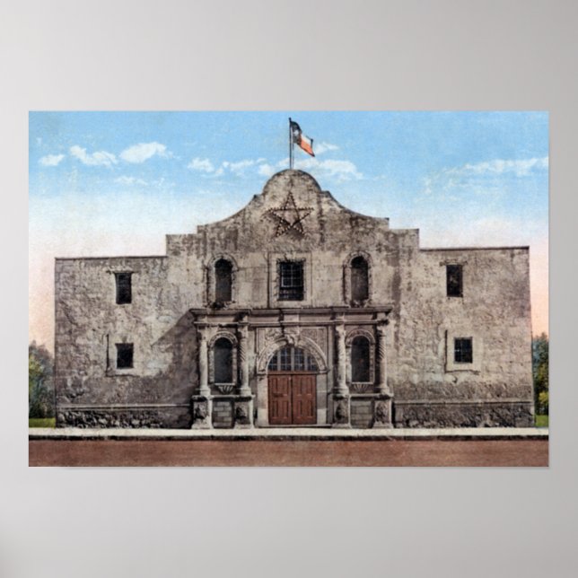 San Antonio Texas The Alamo Poster (Vorne)