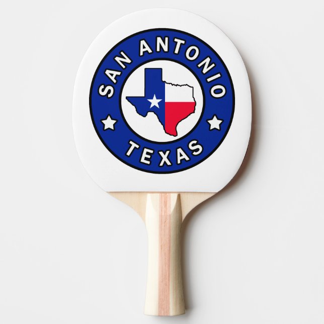 San Antonio Texas Tischtennis Schläger (Vorderseite)