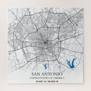 San Antonio Texas USA City Travel Puzzle