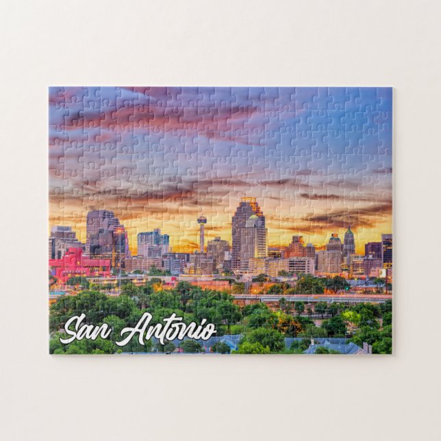 San Antonio, Texas, Vereinigte Staaten Puzzle (Horizontal)