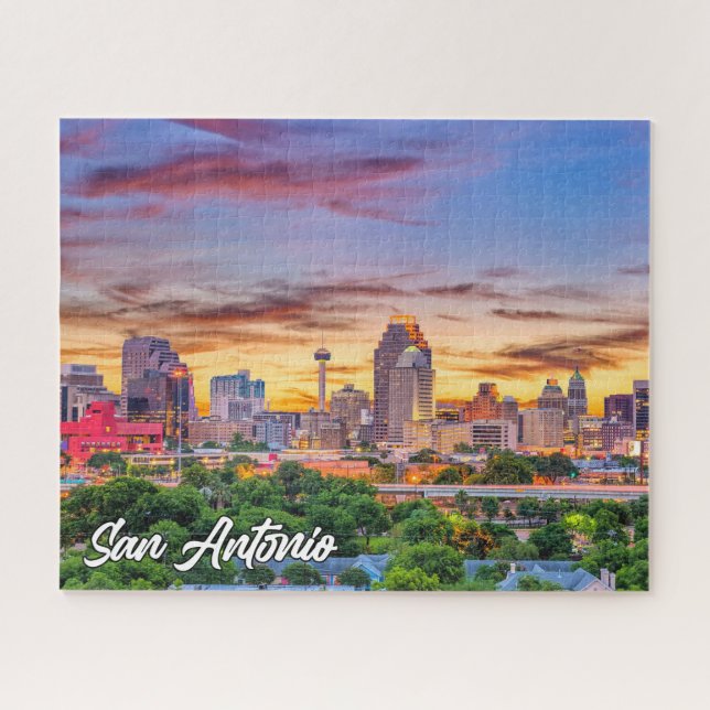 San Antonio, Texas, Vereinigte Staaten Puzzle (Horizontal)