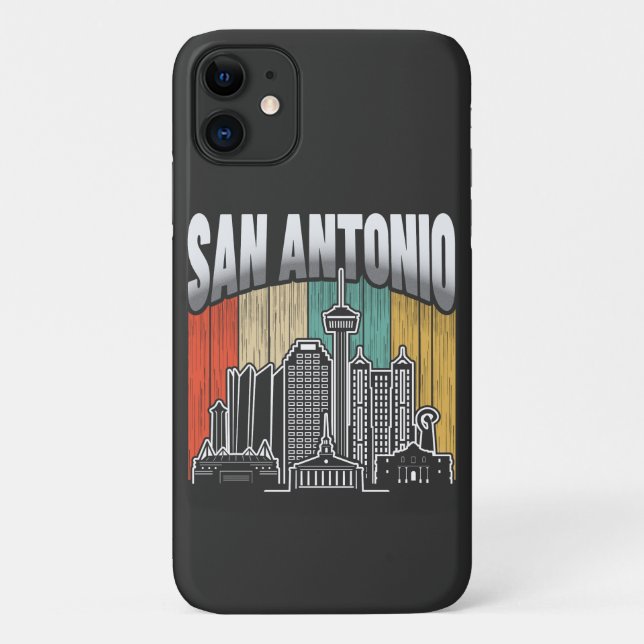 San Antonio Texas Vintag Case-Mate iPhone Hülle (Rückseite)
