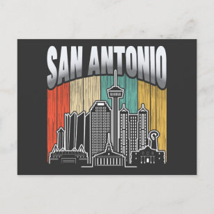 San Antonio Texas Vintag Postkarte