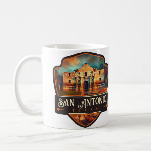 San Antonio, Texas Vintage Kaffeetasse