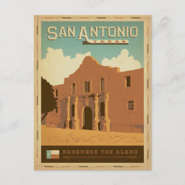 San Antonio, TX Postkarte