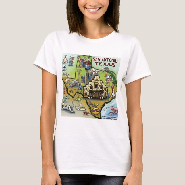 San Antonio TX T-Shirt (Vorderseite)