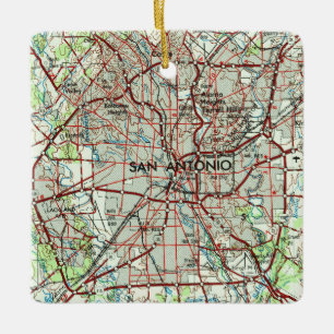 San Antonio Vintag Topo Keramikornament