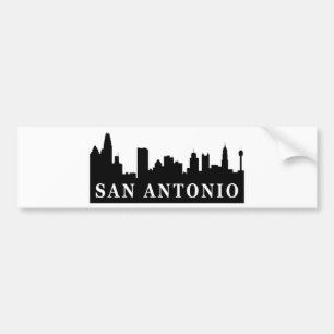 San- AntonioSkyline Autoaufkleber