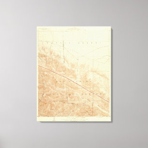 San- Antonioviereck, das San- Andreasriß zeigt Leinwanddruck