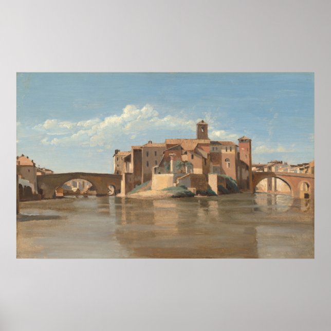 San Bartolomeo - Jean-Baptiste - Corot Fine Art Poster (Vorne)