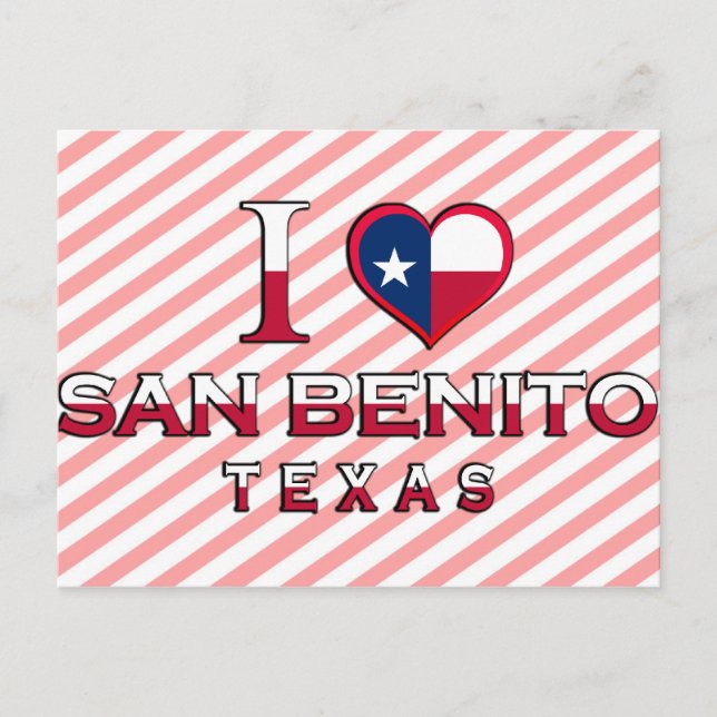 San Benito, Texas Postkarte (Vorderseite)