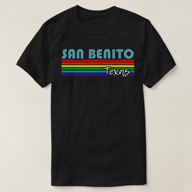 San Benito Texas Pride San Benito LGBT Geschenk LG T-Shirt (Design vorne)