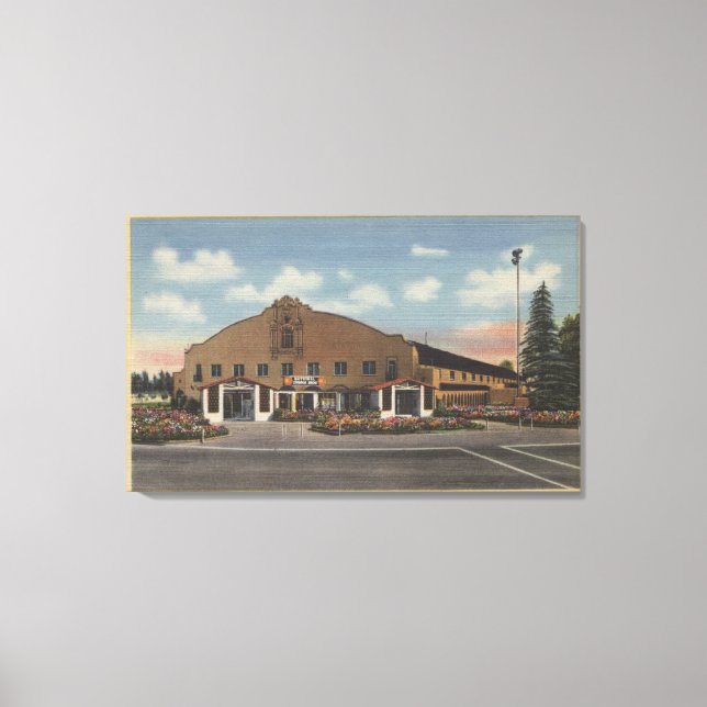 San Bernardino, CA - Zuhause des National Orange Leinwanddruck (Vorderseite)