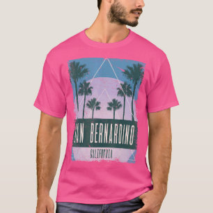 San Bernardino California CA Vintag Vaporwave Ret T-Shirt