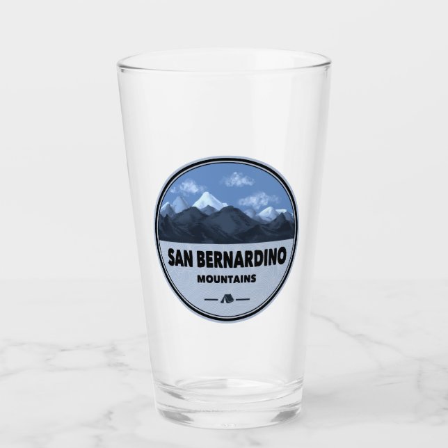 San Bernardino Camping Glas (Vorderseite)