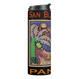 San Blas Inseln Panama Mola Thermosbecher