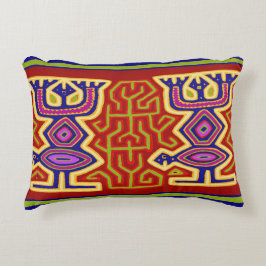 San Blas Island Mola Throw Kissen