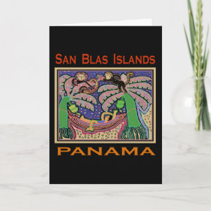 San Blas Islands Panama Mola Karte