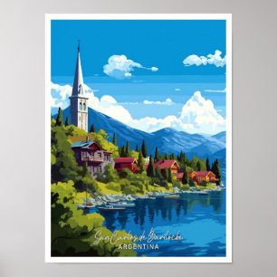 San Carlos de Bariloche Argentinien Reise Poster