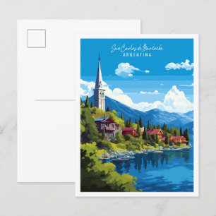 San Carlos de Bariloche Reisen in alter Zeit Postkarte
