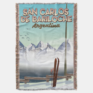 San Carlos de Bariloche Skireiseplakat Decke