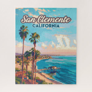 San Clemente California Beach Orange Landkreis Ret Puzzle