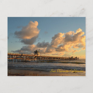 San Clemente California Pier Postkarte