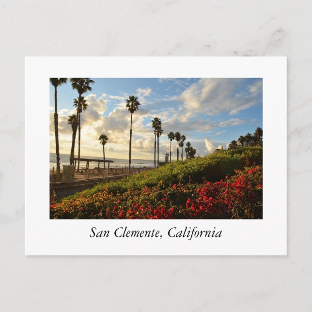 San Clemente California Postkarte (Vorderseite)