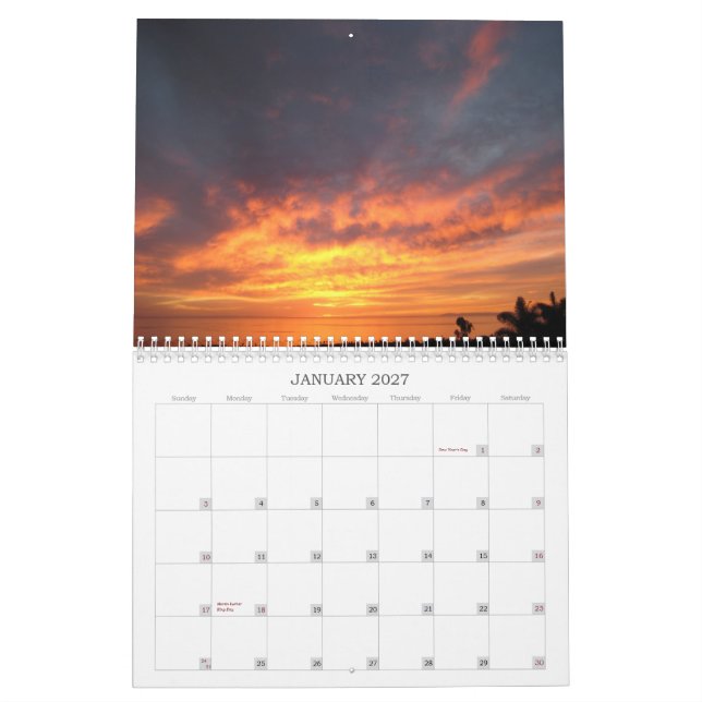 San Clemente-Himmel-Kalender Kalender (Jan 2027)