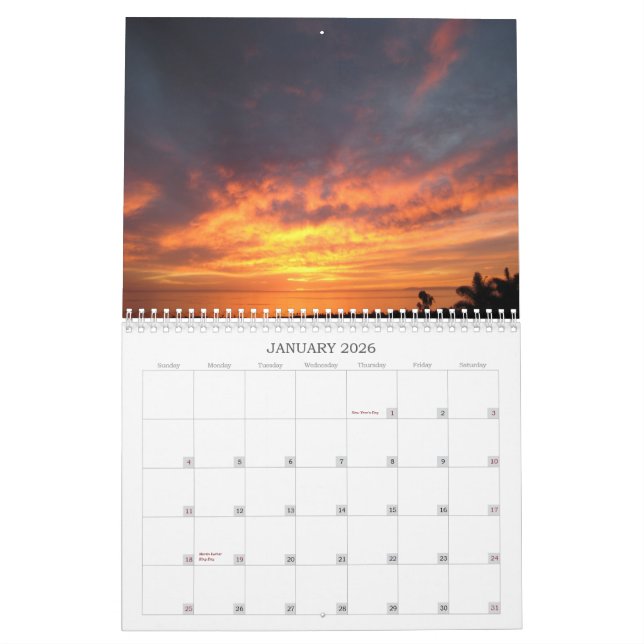 San Clemente-Himmel-Kalender Kalender (Jan 2026)