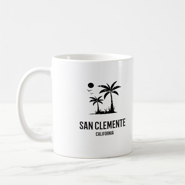San Clemente - Kalifornien Kaffeetasse (Links)