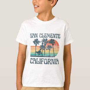 San Clemente Kalifornien Strand Sommerurlaub Vint T-Shirt