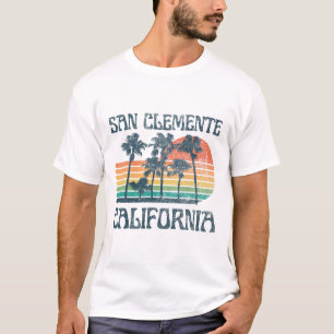 San Clemente Kalifornien Strand Sommerurlaub Vint T-Shirt