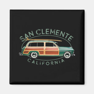 San Clemente Kalifornien Vintage Surfen Magnet