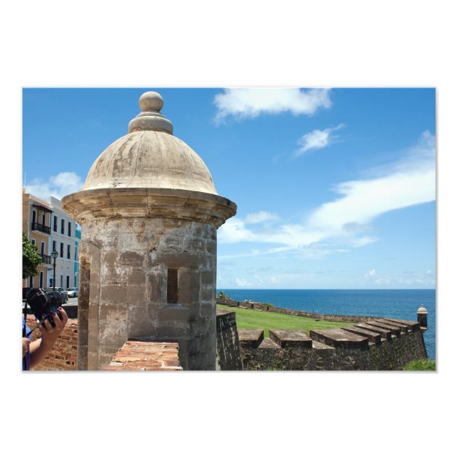 San Cristobal Fort Tower Fotodruck (Vorne)
