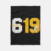 San Diego 619 Vintag 90er Baseball Player Silhouet