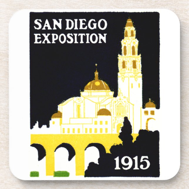 San Diego Ausstellung 1915 Untersetzer (Vorderseite)