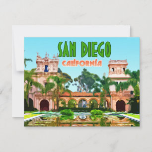 San Diego Balboa Park Kalifornien Vintage-Flat-Car