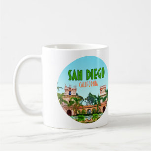 San Diego Balboa Park Vintag Kaffeetasse