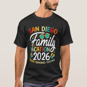 San Diego Beach CA Familienurlaub 2026 passendes T T-Shirt