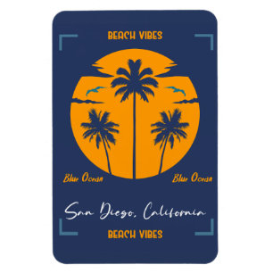 San Diego Beach Vibes Magnet