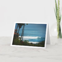 SAN DIEGO Bird Rock House Surfer Danke Karte