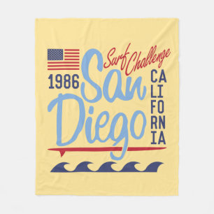 San Diego Brandungs-Herausforderung 1986 Fleecedecke