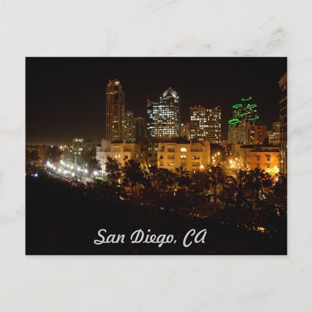 San Diego, CA Postkarte (Vorderseite)