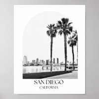 San Diego California Arch Foto Print