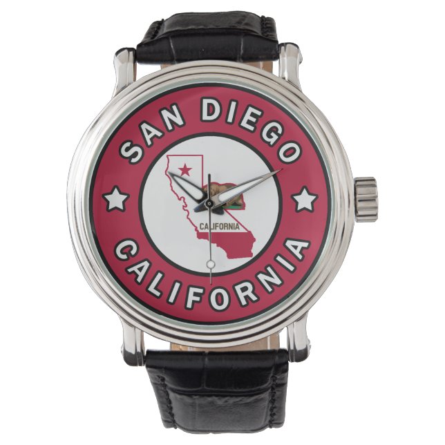 San Diego California Armbanduhr (Vorderseite)