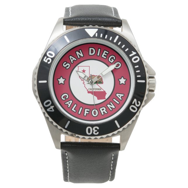 San Diego California Armbanduhr (Vorderseite)